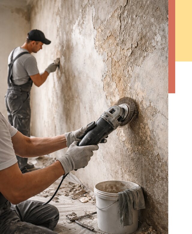 Снятие и удаление краски со стен в Великом Новгороде от 2148 руб. — ОТДЕЛОЧНИК-Влк