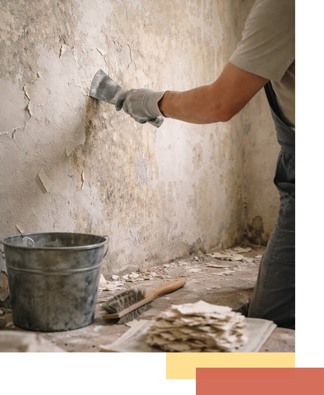 Удаление старой краски со стен в Великом Новгороде качественно и быстро