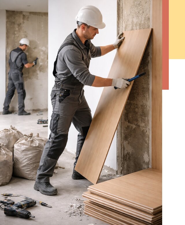 Демонтаж стеновых панелей в Великом Новгороде от 3581 руб. за м² быстро и недорого | ОТДЕЛОЧНИК-Влк