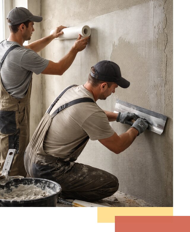 Армирование стен стеклосеткой в Великом Новгороде для прочной отделки