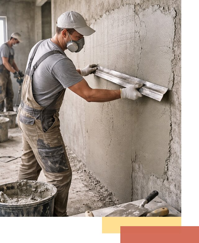 Штукатурка бетонных стен в Великом Новгороде качественно и долговечно