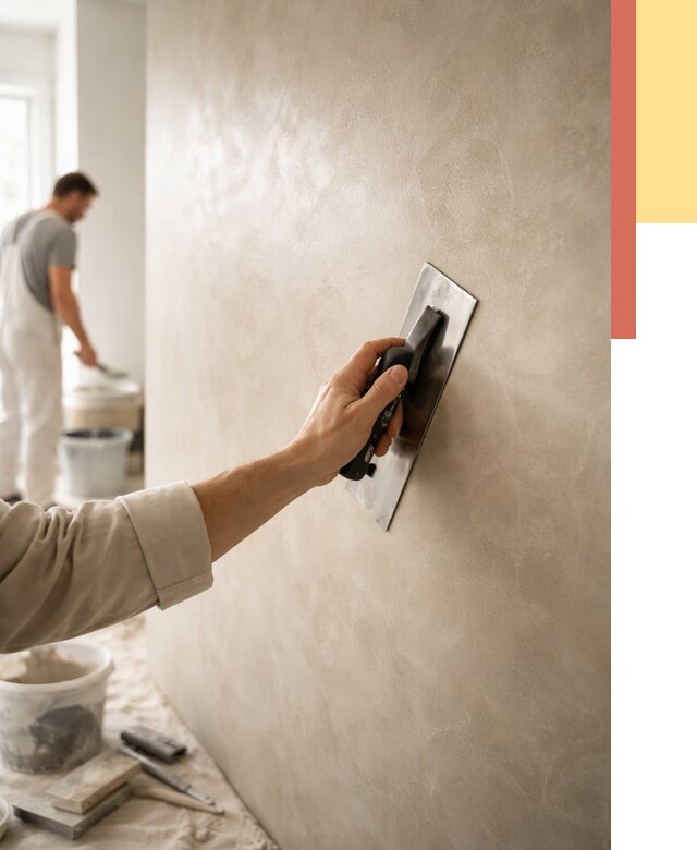 Венецианская штукатурка в Великом Новгороде от 3581 руб/м² — нанесение стен под ключ | ОТДЕЛОЧНИК-Влк