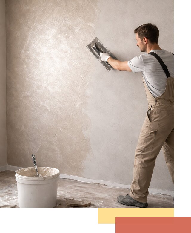 Декоративная штукатурка «Мокрый шелк» под ключ в Великом Новгороде