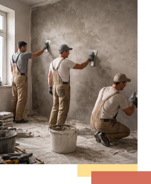 Декоративная штукатурка под бетон в Великом Новгороде для стен и потолков