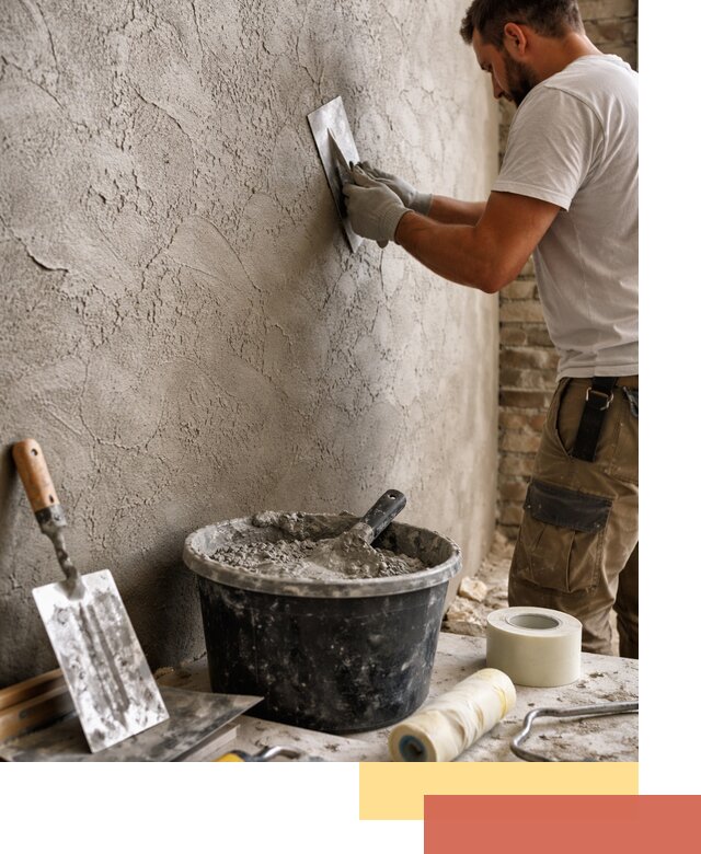 Декоративная штукатурка лофт в Великом Новгороде — отделка стен и потолков