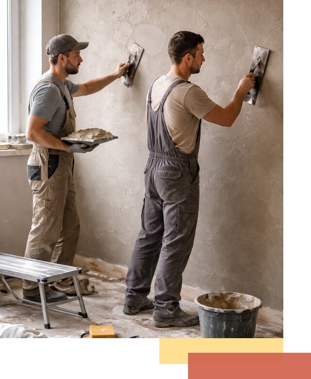 Ремонт декоративной штукатурки и восстановление фактуры в Великом Новгороде