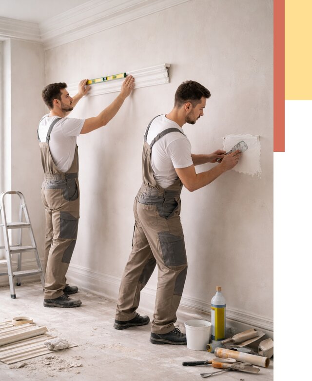 Монтаж лепнины на стены в Великом Новгороде от 4604 руб. — недорого, быстро | ОТДЕЛОЧНИК-Влк