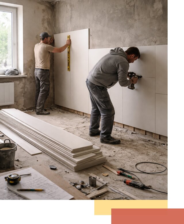 Монтаж ПВХ панелей на стены в Великом Новгороде качественно и быстро