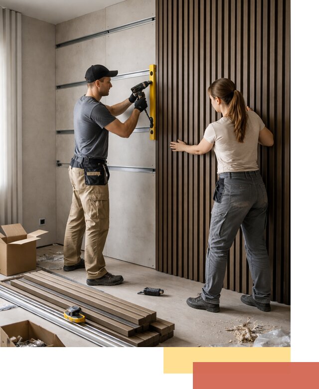 Монтаж реечных панелей на стены в Великом Новгороде