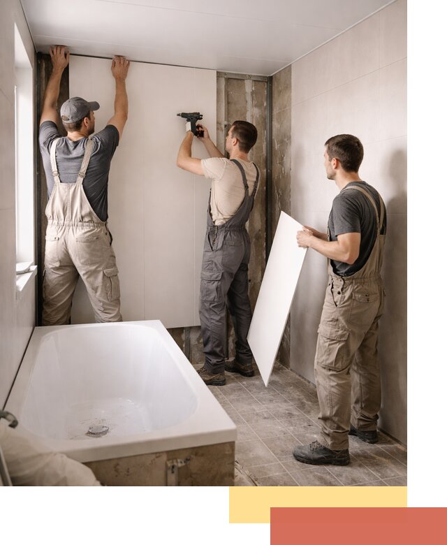 Отделка ванной панели ПВХ профессионально в Великом Новгороде