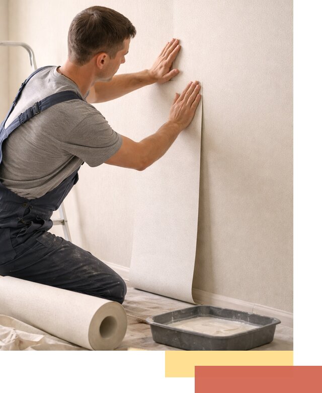 Поклейка флизелиновых обоев в Великом Новгороде качественно и быстро