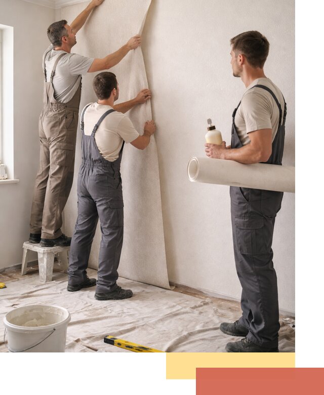 Оклейка стен обоями в Великом Новгороде — качественно и профессионально