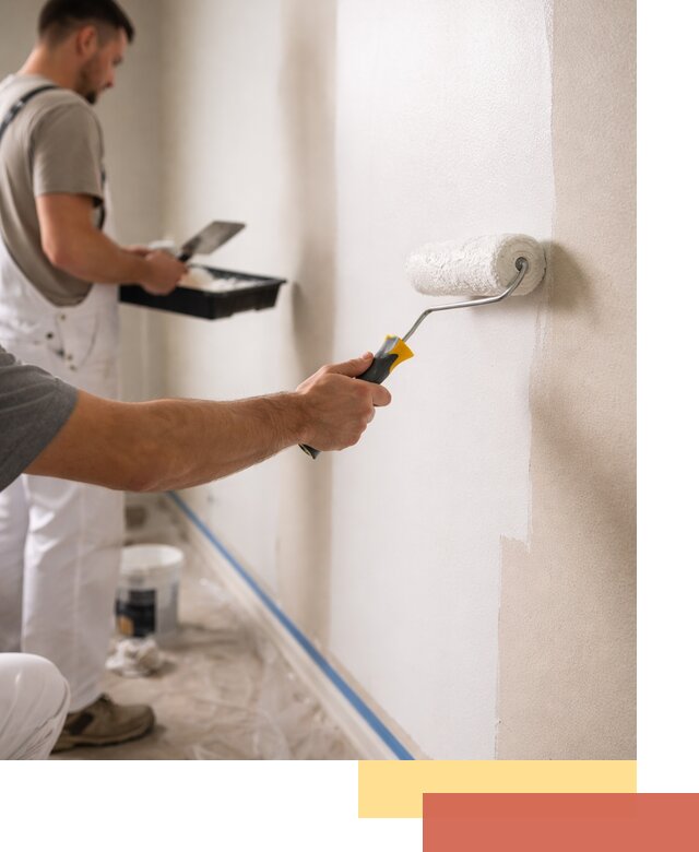 Покраска стен акриловой краской профессионально в Великом Новгороде