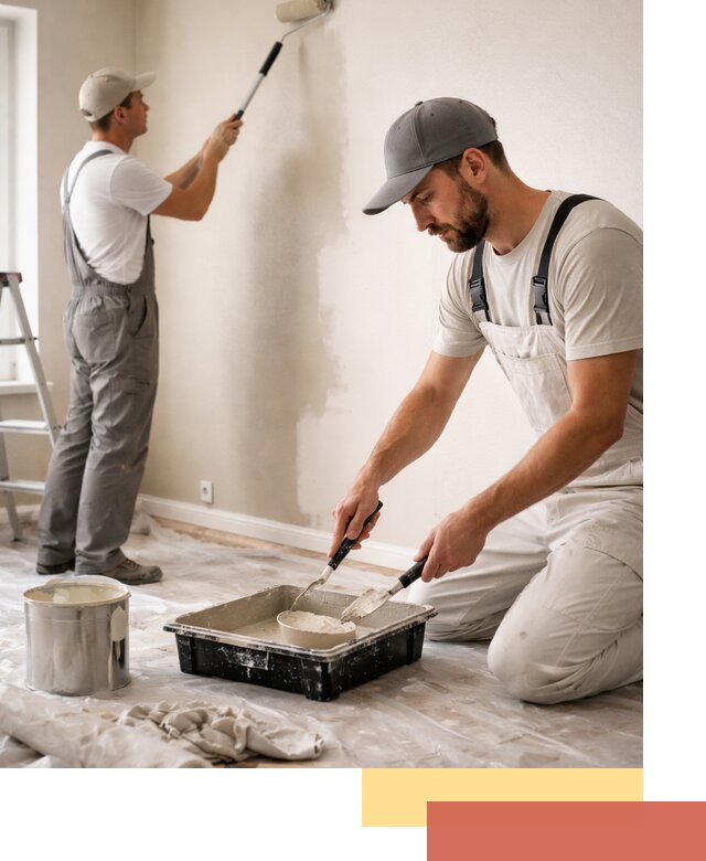 Покраска стен в квартире в Великом Новгороде — профессионально и аккуратно