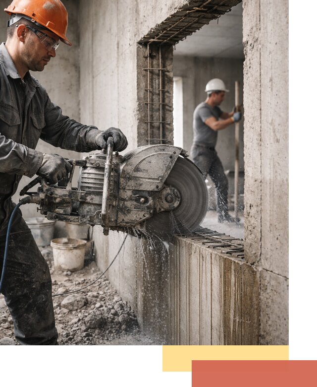 Алмазная резка проемов в Великом Новгороде быстро и точно