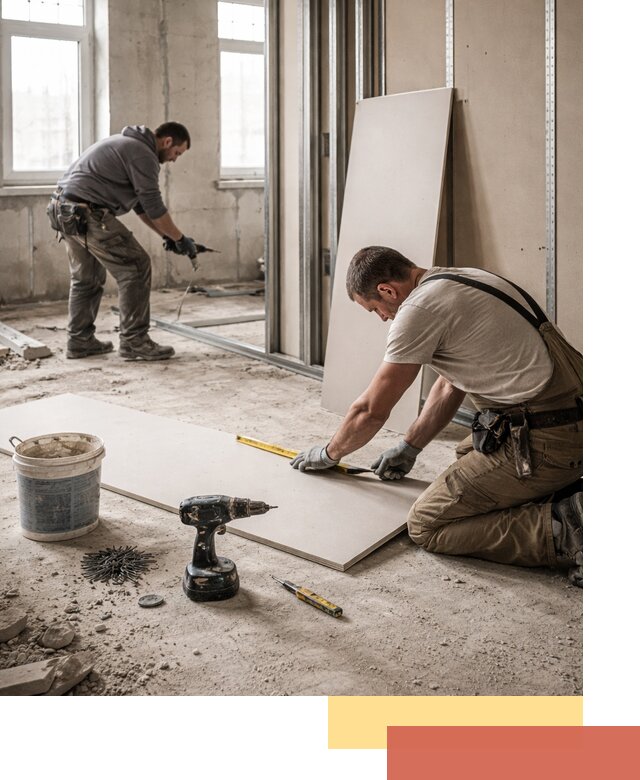 Кладка перегородок из ПГП под ключ в Великом Новгороде