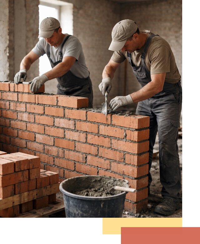 Кладка кирпичных перегородок под ключ в Великом Новгороде