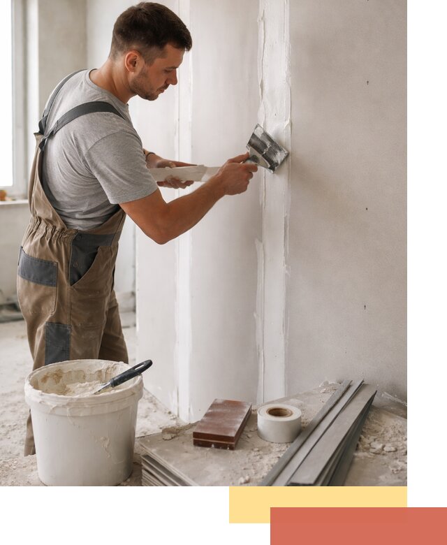 Шпаклевка перегородок из гипсокартона в Великом Новгороде качественно и быстро