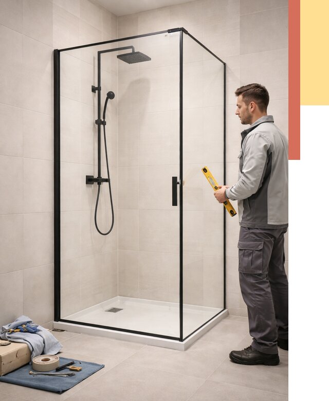 Стеклянные перегородки для душа в Великом Новгороде от 12788 руб. | Монтаж под ключ — ОТДЕЛОЧНИК-Влк