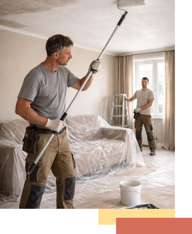 Грунтовка потолка в Великом Новгороде — подготовка под покраску и отделку