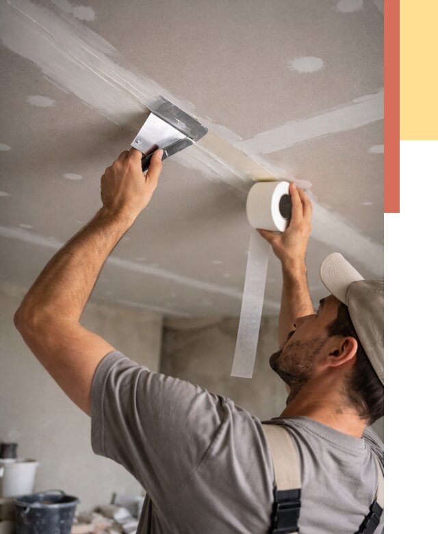 Обработка швов потолка ГКЛ в Великом Новгороде от 7673 руб. под ключ | ОТДЕЛОЧНИК-Влк