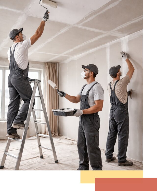 Покраска потолка из гипсокартона в Великом Новгороде качественно и недорого