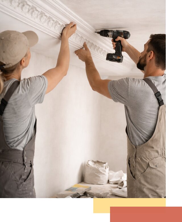 Профессиональный монтаж лепнины на потолок в Великом Новгороде