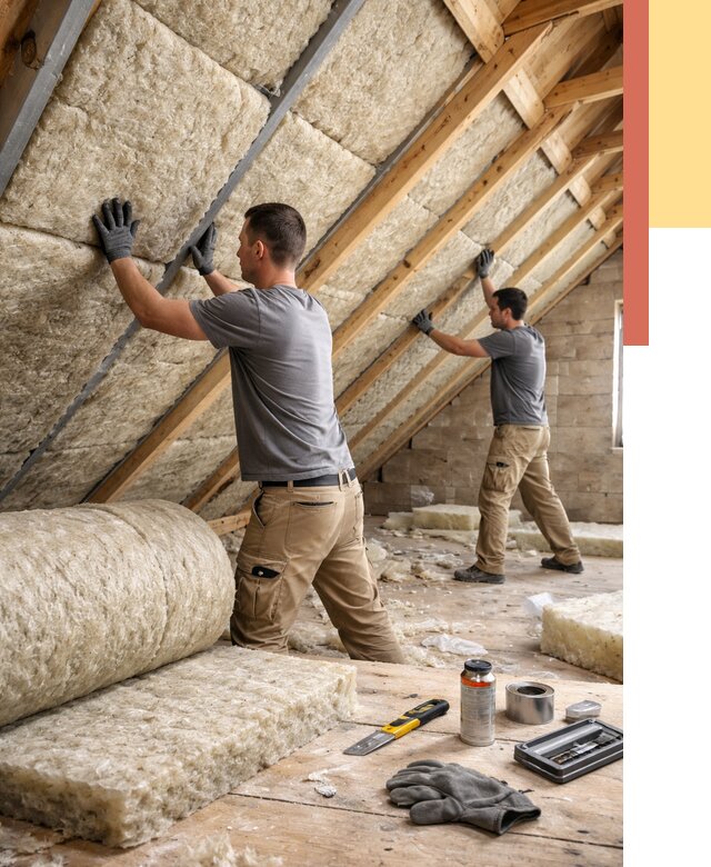 Утепление потолка минватой в Великом Новгороде от 1483 руб. — быстро и недорого | ОТДЕЛОЧНИК-Влк