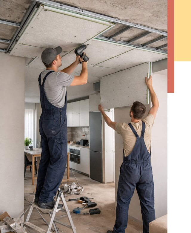 Шумоизоляция потолка панелями зипс в Великом Новгороде от 1893 руб. под ключ | ОТДЕЛОЧНИК-Влк